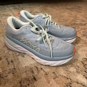Hoka bondi 7 blue fog
